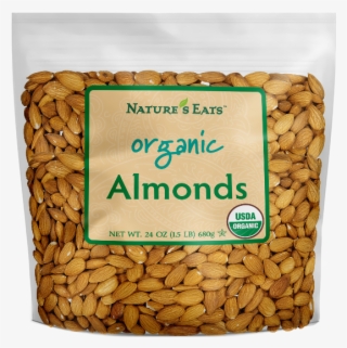 Organic Nuts - Nature's Eats Organic Almonds (24 Oz.)
