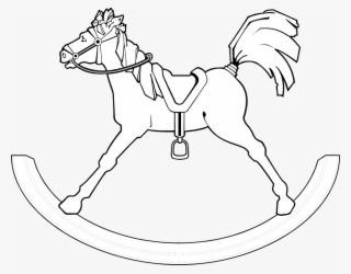 Clipart Toys Rocking Horse - Illustration