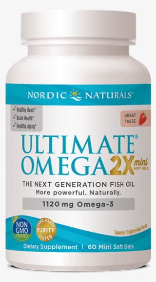 Nordic Naturals Ultimate Omega Mini, 60 Softgels - Nordic Naturals Omega 3 2x