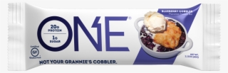 Blueberry Cobbler - One Bar Chocolate Chip Cookie Dough