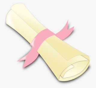 Svg Free Stock Pink Clip Art At Clker Com Vector - Diploma Pink