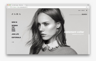 Best Mobile Experiences Zara Desktop - Zara