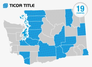 Map Of Counties In Wa Where Ticor Title Provides Title - Ticor Title