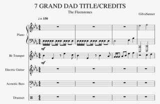 7 Grand Dad Title Theme & Ending For Jazz Band Sheet