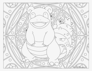 Slowbro Pokemon - Adult Pokemon Coloring Pages