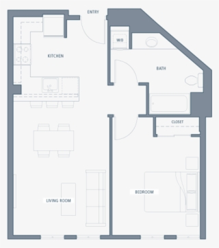 For The A13-a Floor Plan - Aventine Apartments
