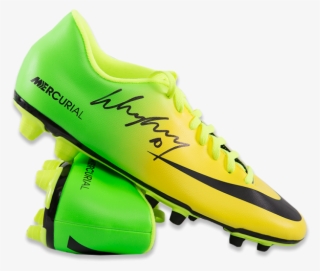 Wayne Rooney Signed Nike Mercurial Veloce Fg Boot - Signed Football Boots