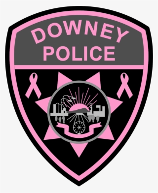 Downey Police - Pink Police Patch