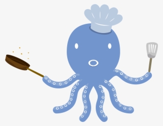 An Octopus Shef - Cook Tumblr Png