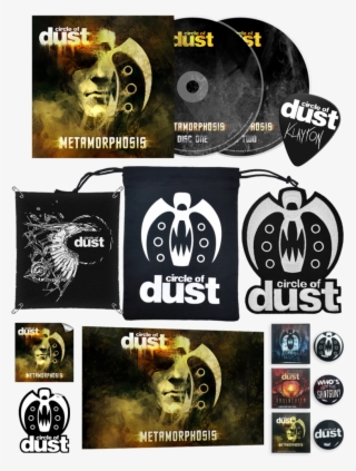 Circleofdust Merchspread Transparent - Circle Of Dust: Metamorphosis (remastered) Cd
