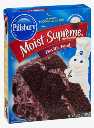 Pillsbury Moist Supreme Cake Mix, Devil's Food - 15.25