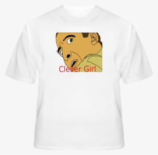Clever Girl Jurassic 4chan Meme Rage Comics T Shirt - T-shirt Sand