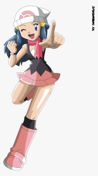 Fue Una De Las Protagonistas De La Serie De Anime Pokémon - Pocket Monsters Pokemon Dawn Dress Cosplay Cos