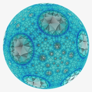 Hyperbolic Honeycomb 5 3 8 Poincare Cc - Placemat