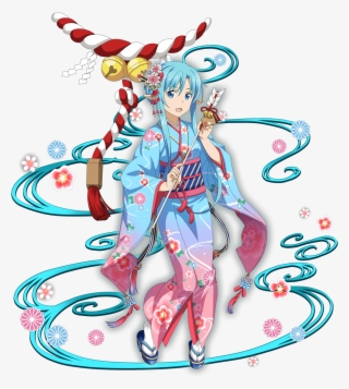 Asuna Clipart Blue Elf - Sword Art Online Memory Defrag Asuna