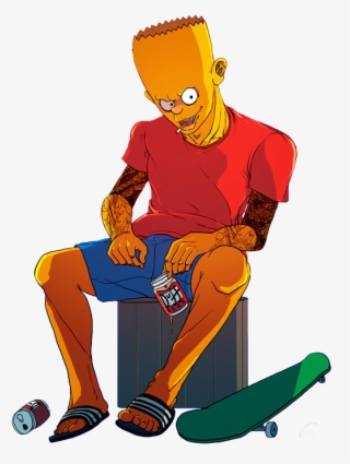 Following - Teen Bart Simpson