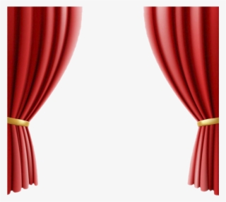 Red Stage Curtains Png Banner Freeuse Library - Theater Curtain