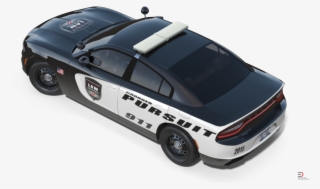 10 Dodge Charger Police Car Rigged Royalty-free 3d - Police Car