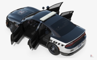 11 Dodge Charger Police Car Rigged Royalty-free 3d - Dodge Charger