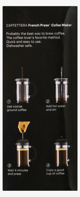 Bodum Caffettiera French Press, 8 Cup Coffee Maker, - Guinness