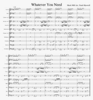 Whatever You Need Sheet Music For Flute, Clarinet, - Document