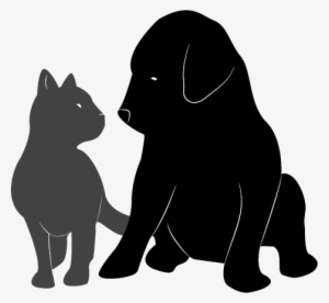 Dog And Cat Adoption - Dog And Cat Silhouette Transparent
