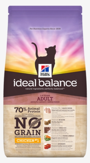 Hill's Ideal Balance For Cats - Hill's Ideal Balance Feline Adult No Grain Chicken