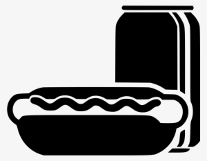 Hot Dog Sausage Soda Can Beverage Comments - Hot Dog Con Soda Png