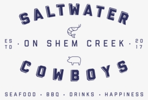 Saltwater Cowboys, Shem Creek's Newest Addition, Is - Calligraphy