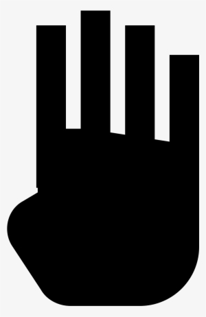 Four Fingers Icon - Sign