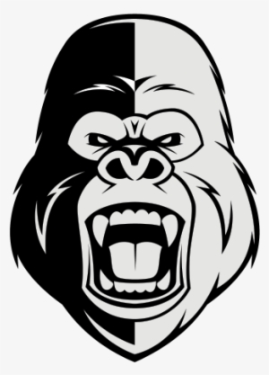 Angry Gorilla Png Clipart Free Download - Angry Gorilla Face Cartoon