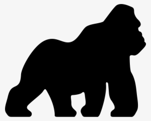 Gorilla Png - Animal Silhouettes Transparent PNG - 736x736 - Free ...