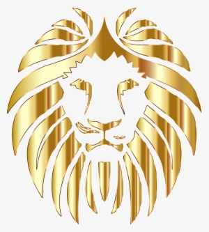 Lion Clipart Golden Lion - Transparent Background Lion Art Png
