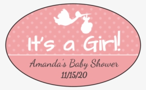 "it's A Boy/girl " Oval Labels