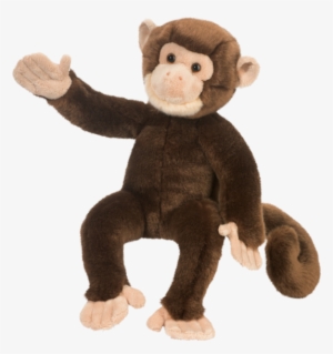 Chocolate Brown Body With Light Brown Hands, Feet And - Sprite The Monkey Stuffed Animal By Douglas
