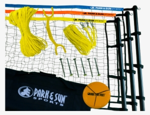 Park And Sports Spectrum Volleyball Triball Pro Product - Park & Sun Tri-ball Rec 3-way Volleyball Set
