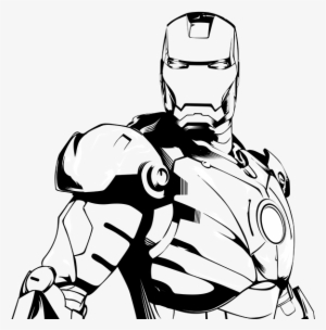 Tony Stark Is Ironman On Pantone Canvas - Iron Man Black And White