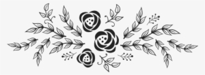 Flower Garlands Png Black And White