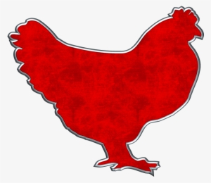 Red Style Hen Png 1024-800 - Chicken