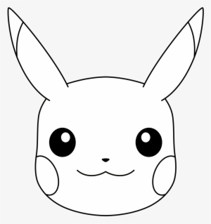 Face Png Transparent Images Pluspng Pluspngcom Ryanthescooterguy - Pikachu Face Black And White