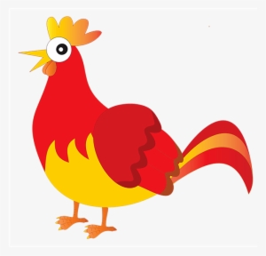 The Little Red Hen Clipart Freeuse - Gallina De Perfil