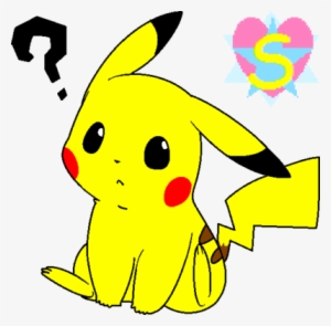 Pokemon Base 7 Pikachu With A Question By Starlinesparkle896 - Dibujos De Cubismo Picachu