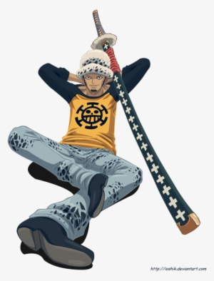 I Love His Devil Fruit Its So Awesome Plus He's A Swords - Trafalgar Law One Piece Png