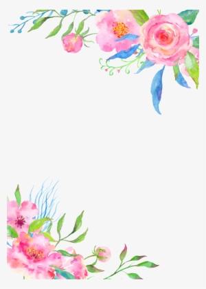 This Backgrounds Is Simple Pink Flower Cartoon Transparent - Fondo De Flores En Png