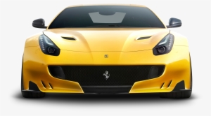 Yellow Ferrari F12tdf Car Front Png Image - Ferrari F12 Tdf