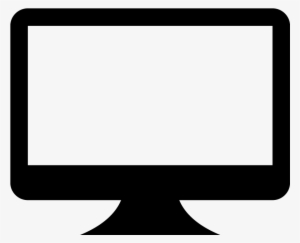 Desktop Computer Screen Device Icon Symbol Vector - Imac Icon Png