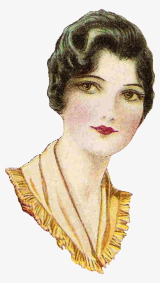 Antique Images Vintage Fashion Clip Art 1917 Womens - Illustration