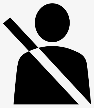 A Person Sitting In The Passenger Seat Of A Car, Facing - Car Passenger Icon