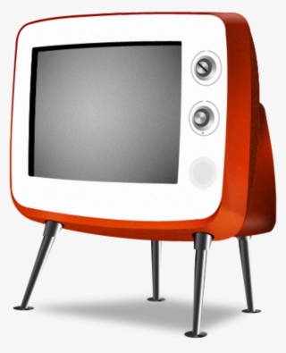 Ftestickers Television Tv Retro Vintage Red - Retro Television Png
