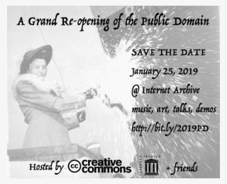 Grand Re-opening Public Domain Flyer - Baptism Of The Ship